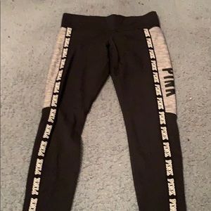 PINK fleece lined leggings